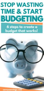 Pin Image for how to create a budget