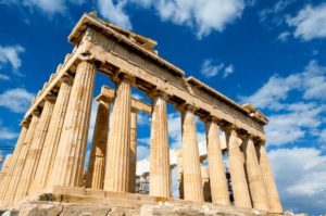 Image of the Parthenon in Athens, Greece how to plan a trip to Europe