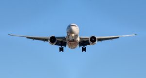 Photo of the front of a plane