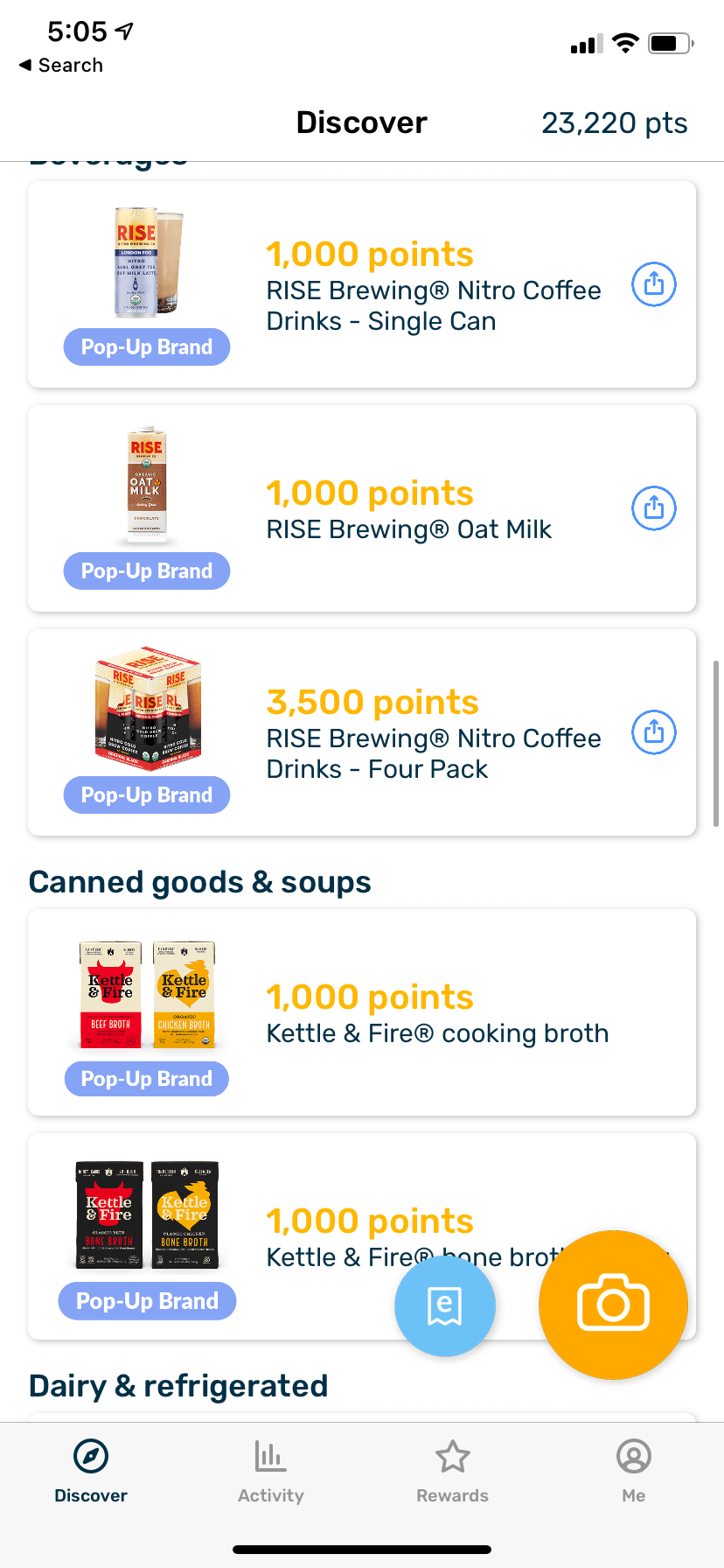 fetch rewards free points