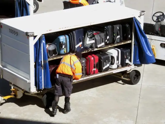 Baggage at the airport